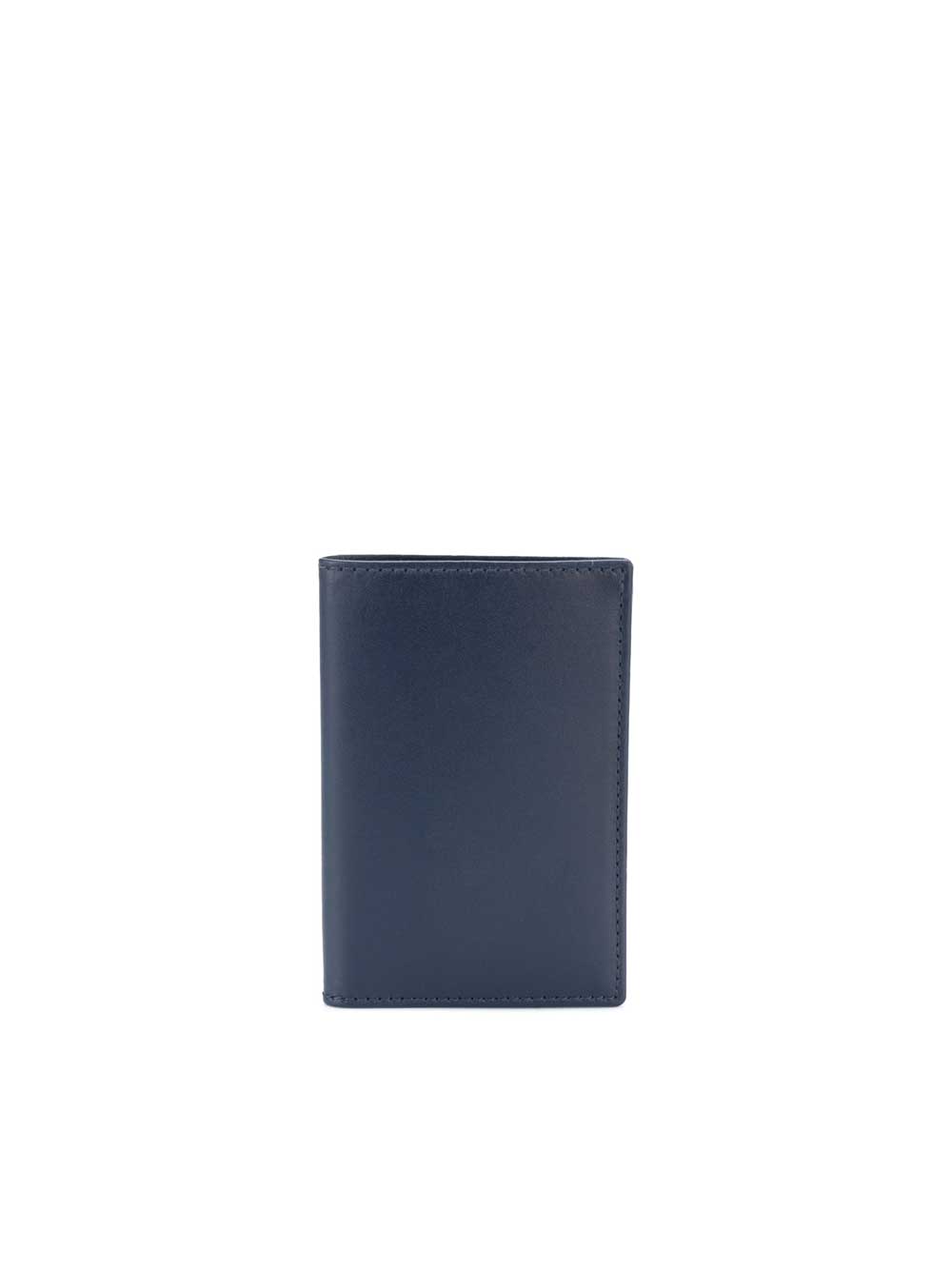 Navy Leather Card Holder